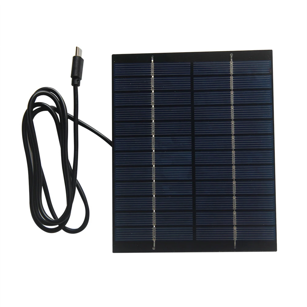Efficient for Solar Energy Solution Lightweight for Solar Panel 2W Solar Panel 110*136MM Size Outdoor Security Monitoring