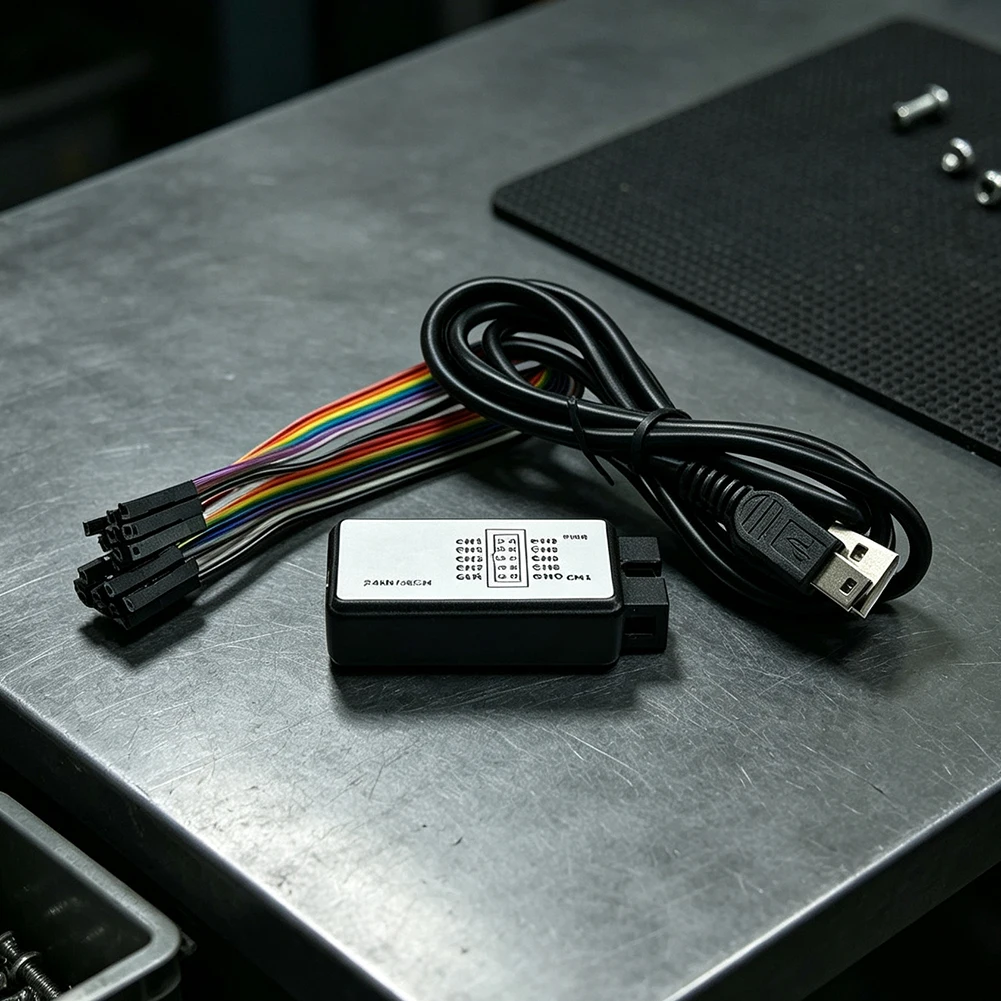 Compact 8CH USB For Logic Analyzer 24MHz for Field Repair Lab Work and Student Electronics Projects Signal Analysis