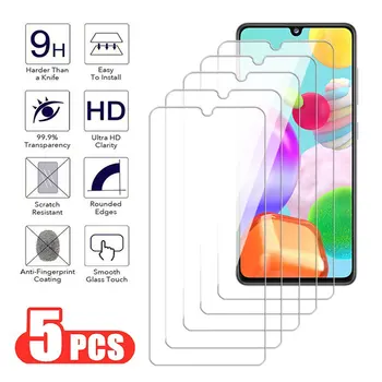 삼성 갤럭시 A41 A42 A51 A52 A53 A54 A55 A71 A72 A73 강화 스크린 보호대, 삼성 노트 10 라이트 S10E 필름, 5 개