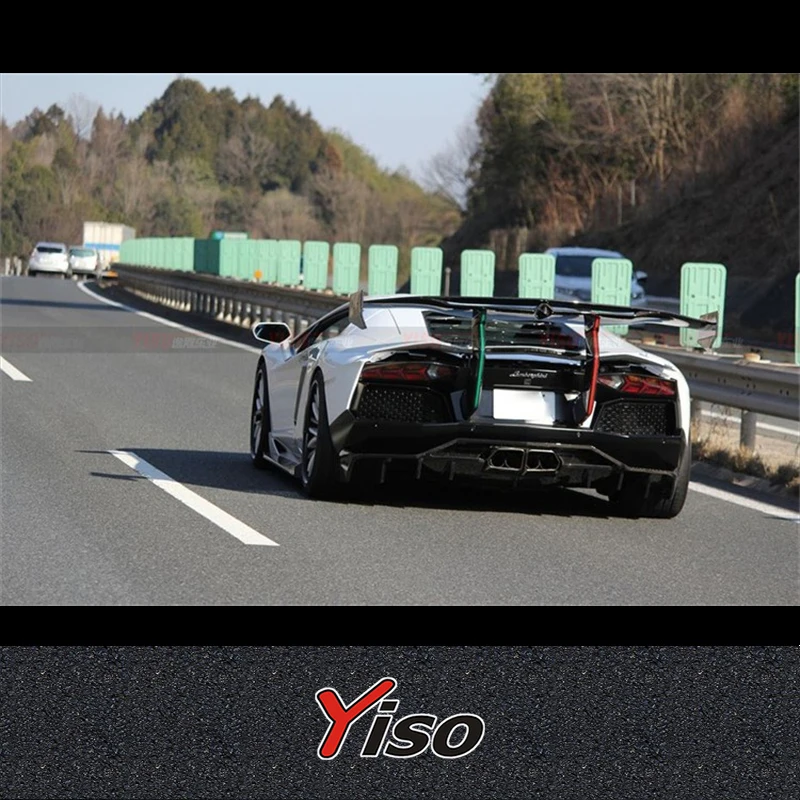 Suitable for Aventador LP700 Modified encirclement Carbon fiber Upgrade Japan Aimgain BIG Empennage  GT WING