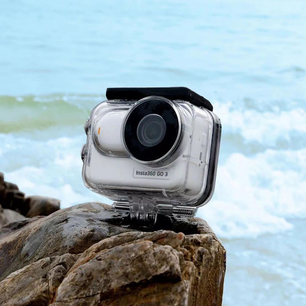 Suitable for Insta360 GO3s/3 waterproof shell thumb motion camera diving protection cover underwater shooting accessories