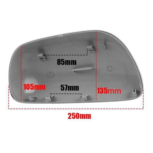 Imagen 2 del producto Tapa de espejo retrovisor para Toyota Corolla, accesorios para puerta lateral izquierda y derecha, 1 par, 2007-2013