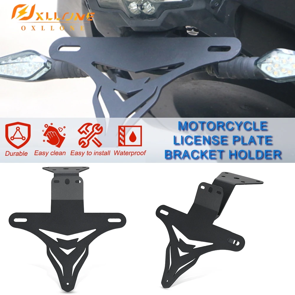 

Motorcycle FOR CFMOTO 250SR 300SR MY22 2019-2021 2022 250SR FUN 2023 License Plate Mount Bracket Adjusted Number Plate Holder