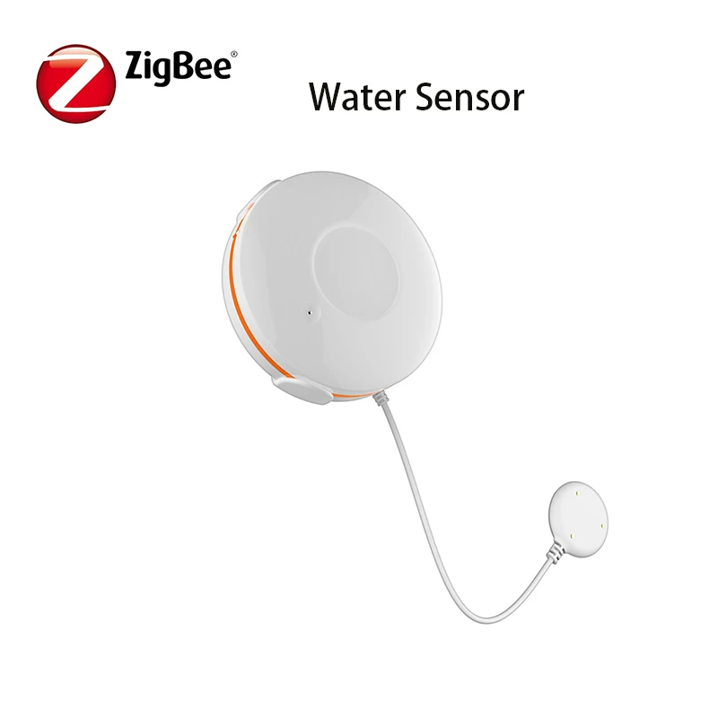 

Датчик утечки воды Tuya Zigbee, водонепроницаемый зонд с дистанционным управлением IP55, работает с приложением