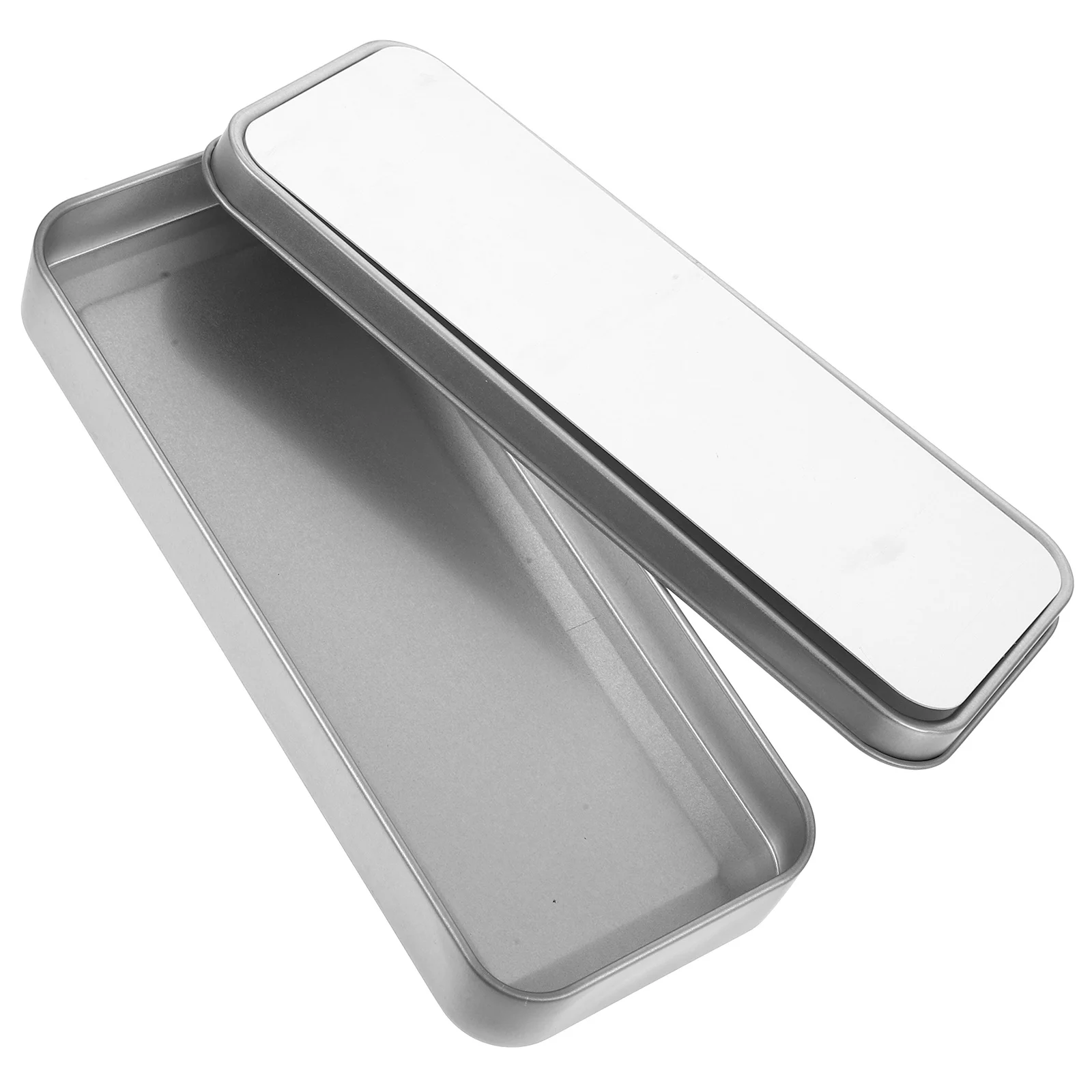 Caja de Metal en blanco de sublimación para impresión por transferencia térmica, caja de almacenamiento resistente, joyería, contenedor de dulces, papelería artesanal