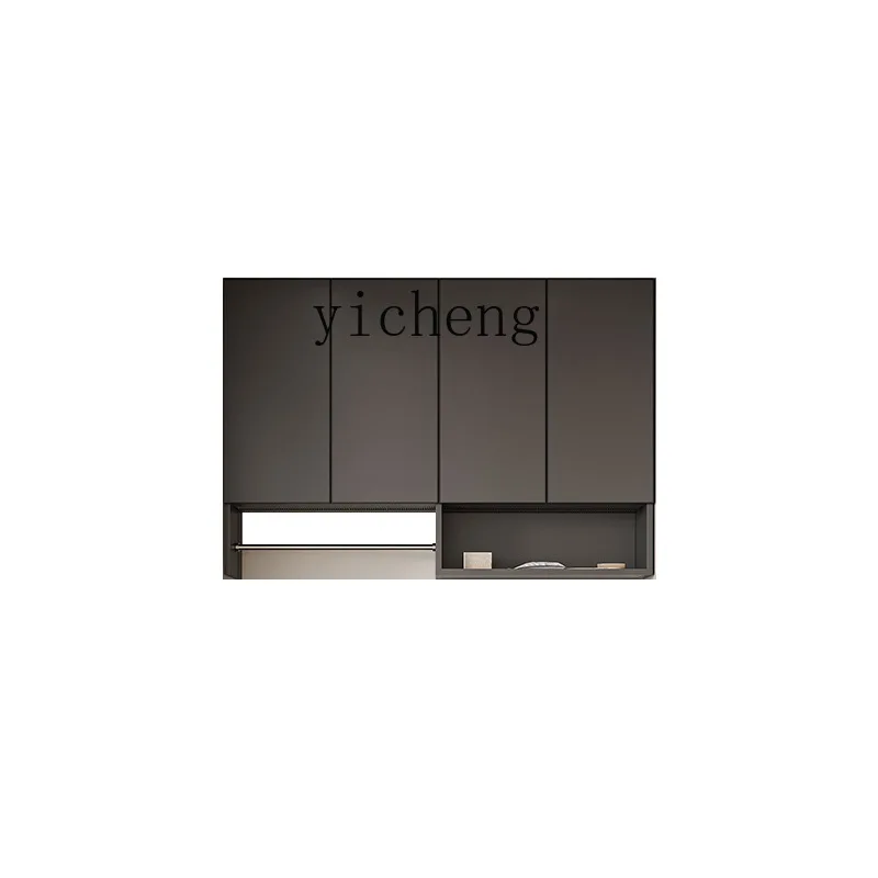 Xl Alumimum Kitchen Wall Cupboard Balcony Wall Cabinet Aluminum Alloy Storage Kitchen Hanging onto the Cabinet