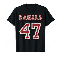 Kamala Harris 47 th President USA America 2024 Election T-Shirt Short Sleeves Cotton Short Sleeves Cotton Daily Leisure Soft Tee