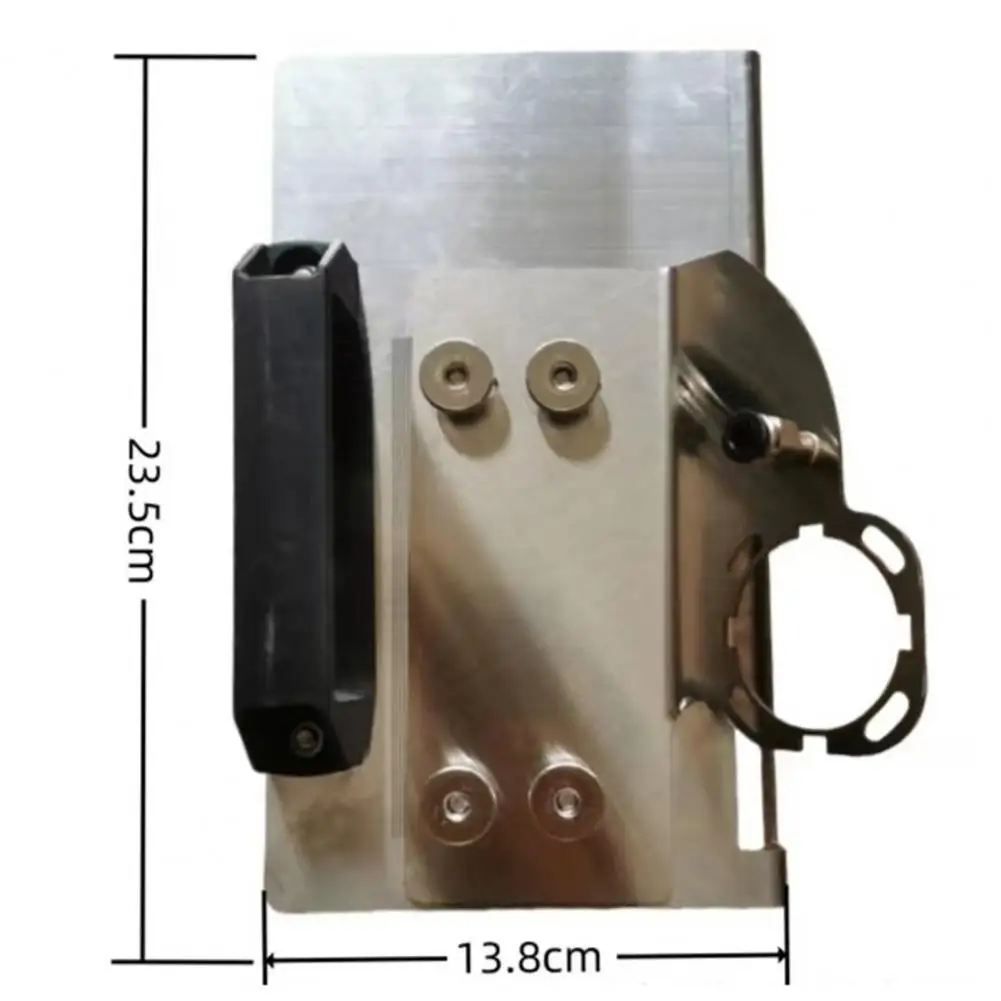 Angle Grinder Support Stand Angle Grinder Stand for Tile Chamfer Cutting 45-degree Polisher Holder with Safety Clamp Stainless