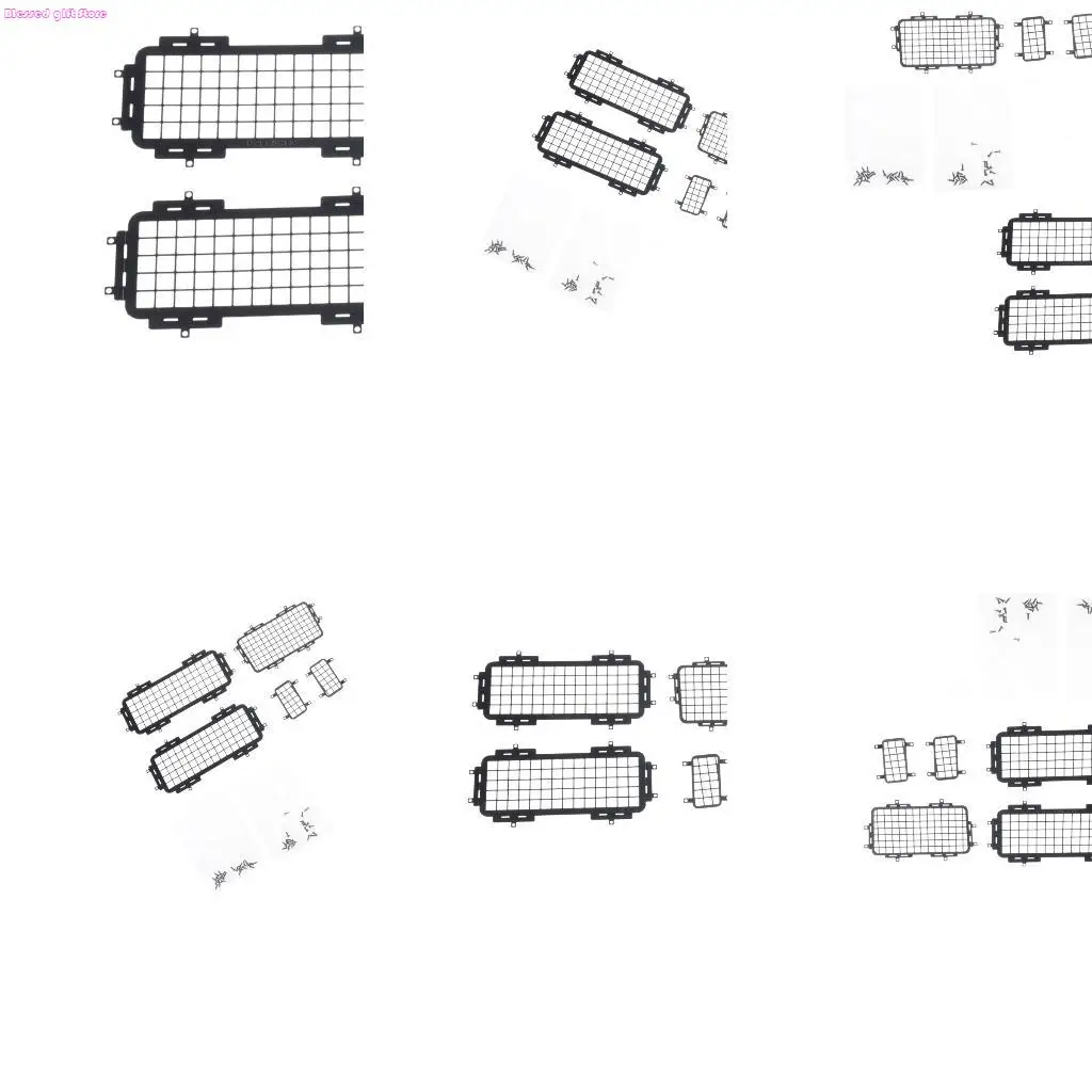 

D0JC Upgrade 3D Window Mesh Model Crawler Window Net Modification Accessories Spares for MN99S D90 Remote Controlled Crawler