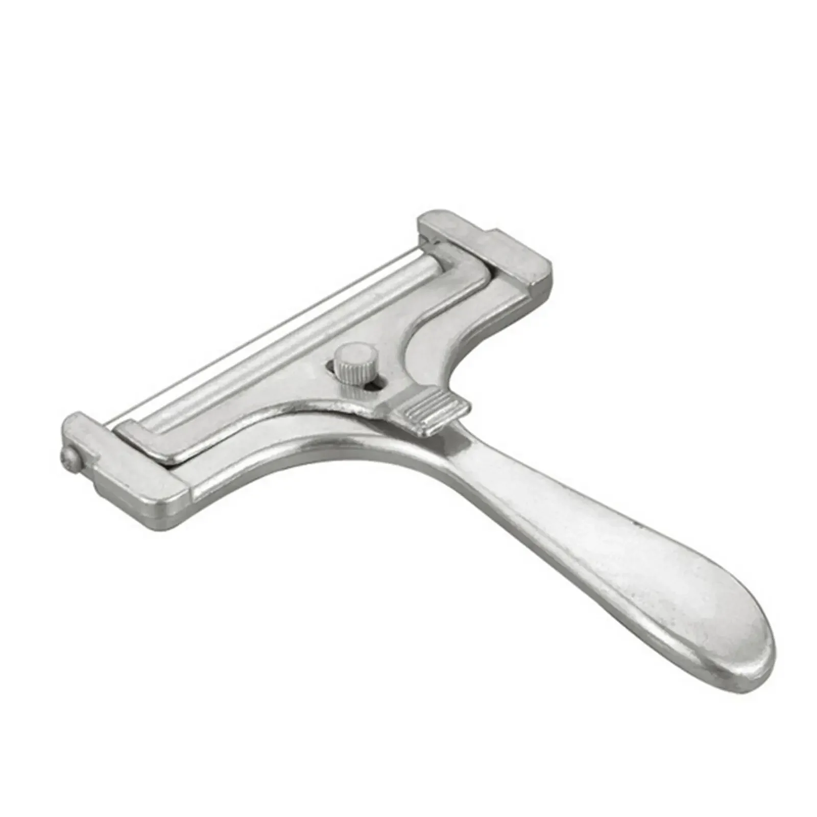 Adjustable Thickness Cheese Slicer Grater Aluminum Alloy Manual Cheese Butter Scraper with Metal Wire Kitchen Gadget