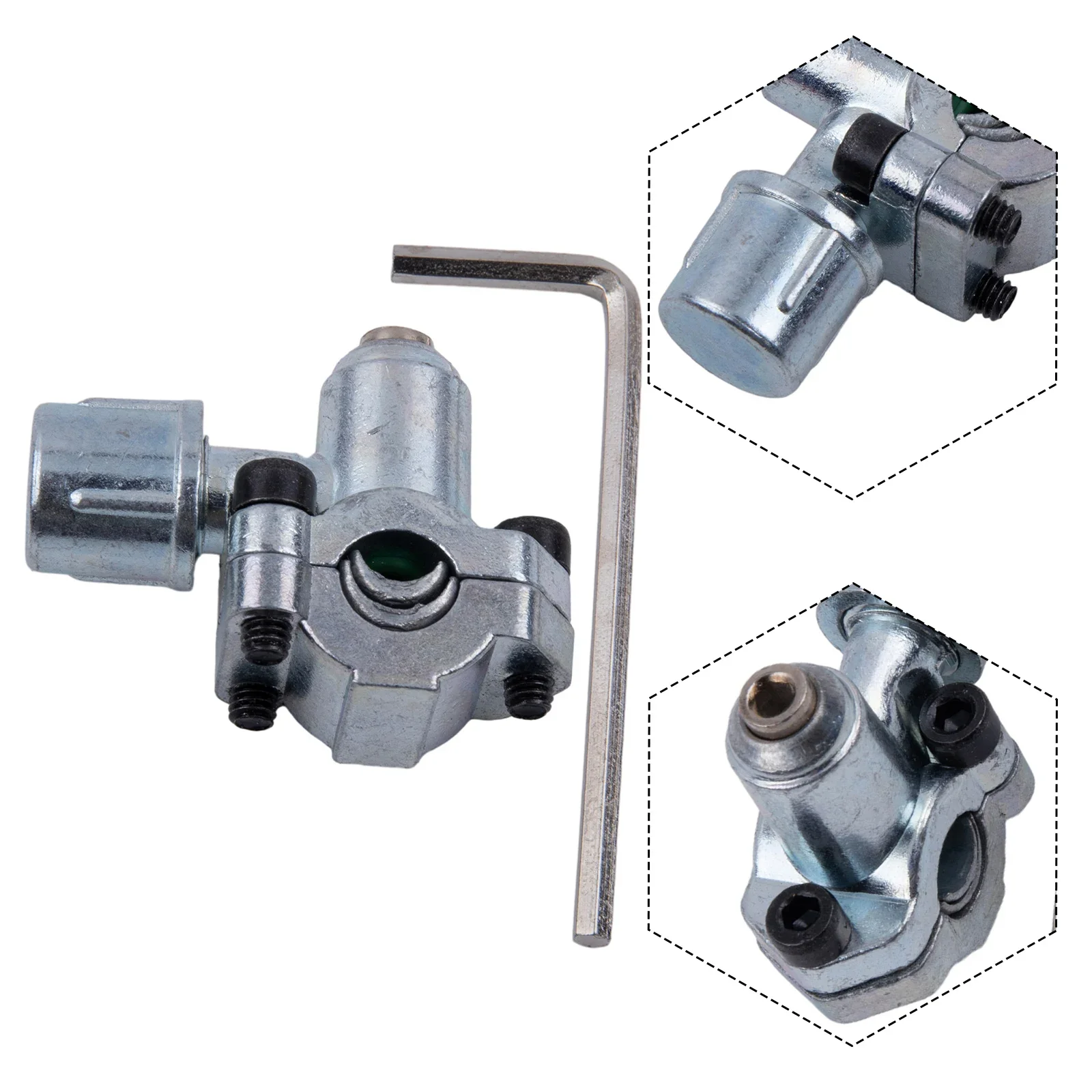 

1pc Piece Piercing Valve Refrigerator Piercing Puncture Valve With Spanner Air Conditioner Line Tap Valves Tools Spare Parts