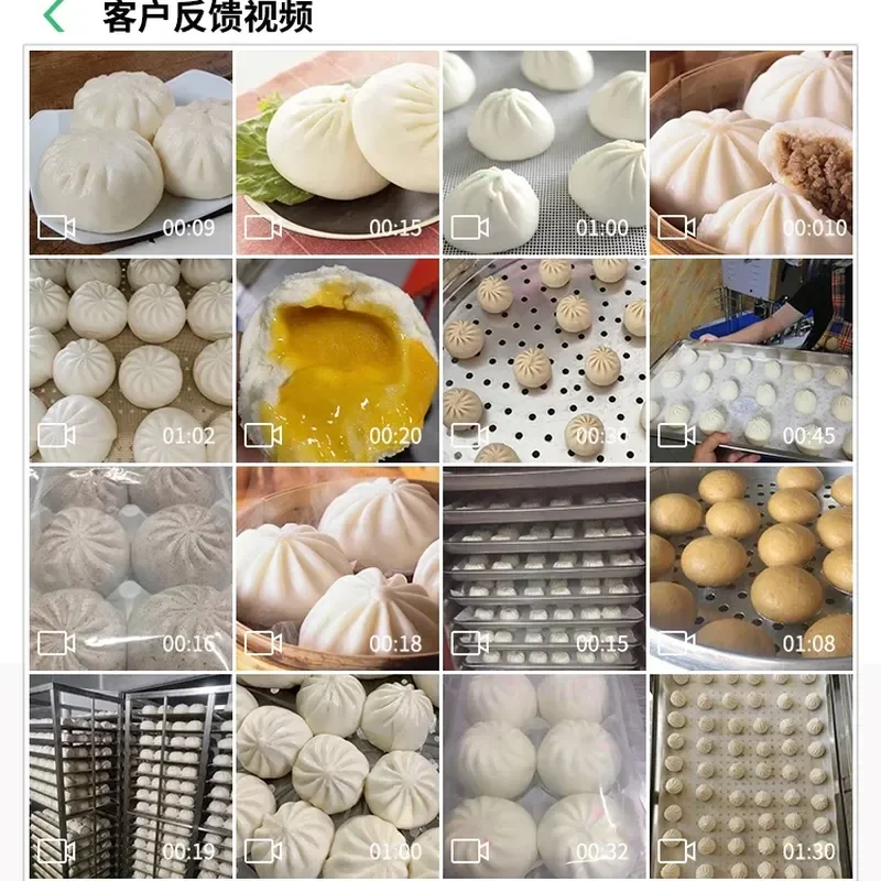 Automatic Steamed Buns Machine Commercial Small Imitation Manual Rolling Noodles Filling Soup Bun Integrated Maker Fried Bun