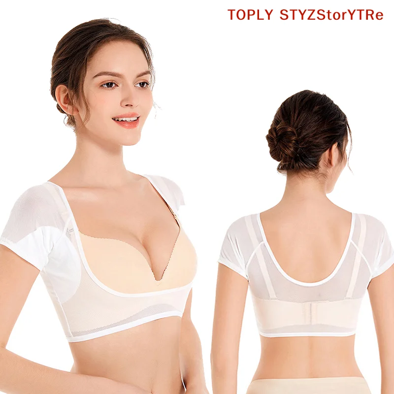 T-shirt Shape Sweat Pads Washable Dress Clothing Perspiration Deodorant Pads Armpit Care Sweat Absorbent Pad Deodorant for Women