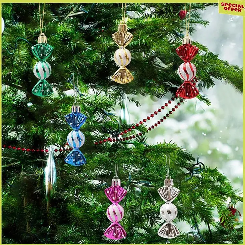 A34R 24PCS Christmas Tree Decoration Ball Ornaments For Christmas Hanging Seasonal Decoration Holiday Decoration Durable
