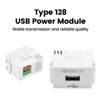 USB 휴대 ​​전화 충전 패널 전원 모듈 220V 소켓 5V 변압기 2.1A 충전 전원 소켓 스위칭 어댑터