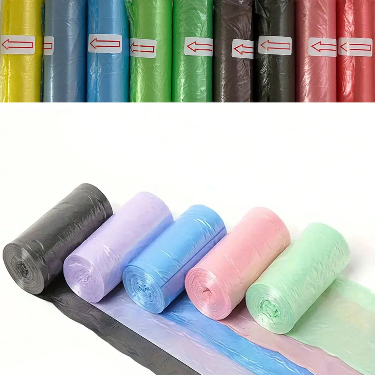 60pcs for car small trash can garbage bags, small garbage bags, garbage can replacement bags