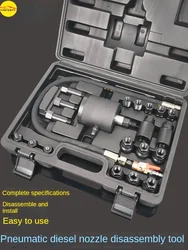CRIN CRDI Pneumatic Diesel Injector Removal Tool Set 1000 NM for Mercedes Bosch Siemens Puller Datsun G10