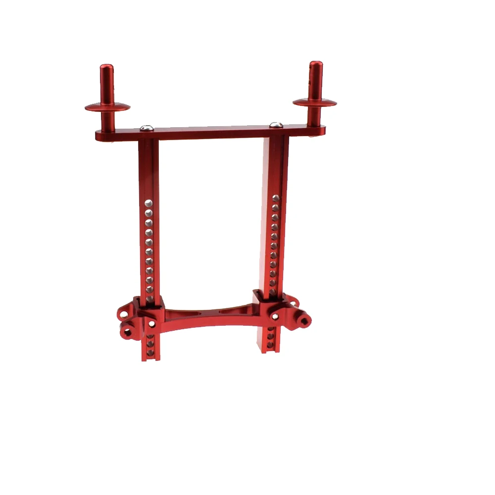Chanmoo-soportes de cuerpo delantero y trasero de Metal, poste de columna de carcasa para coche trepador de control remoto 1:10 Traxxas TRX4 TRX-4 Defender, piezas de mejora