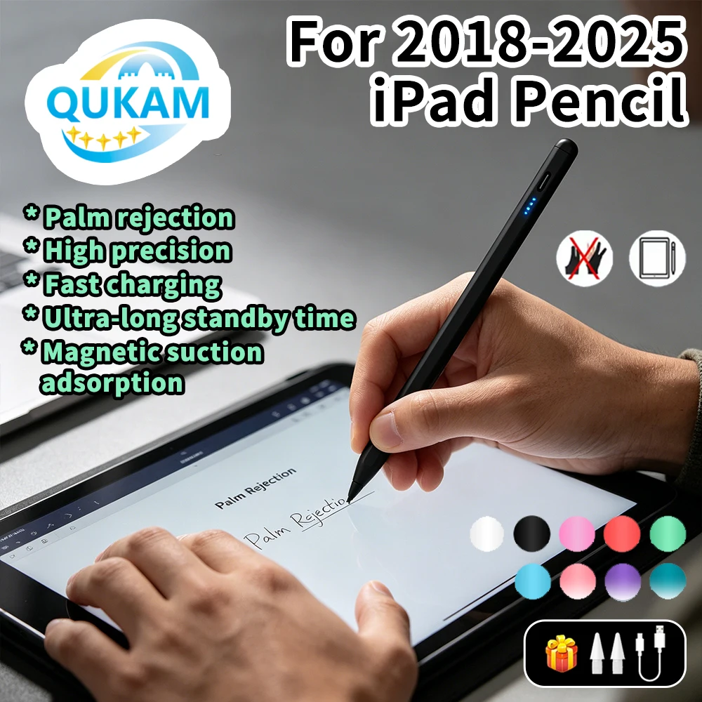 New Stylus For Apple Pencil 2 with Palm Rejection for iPad 1