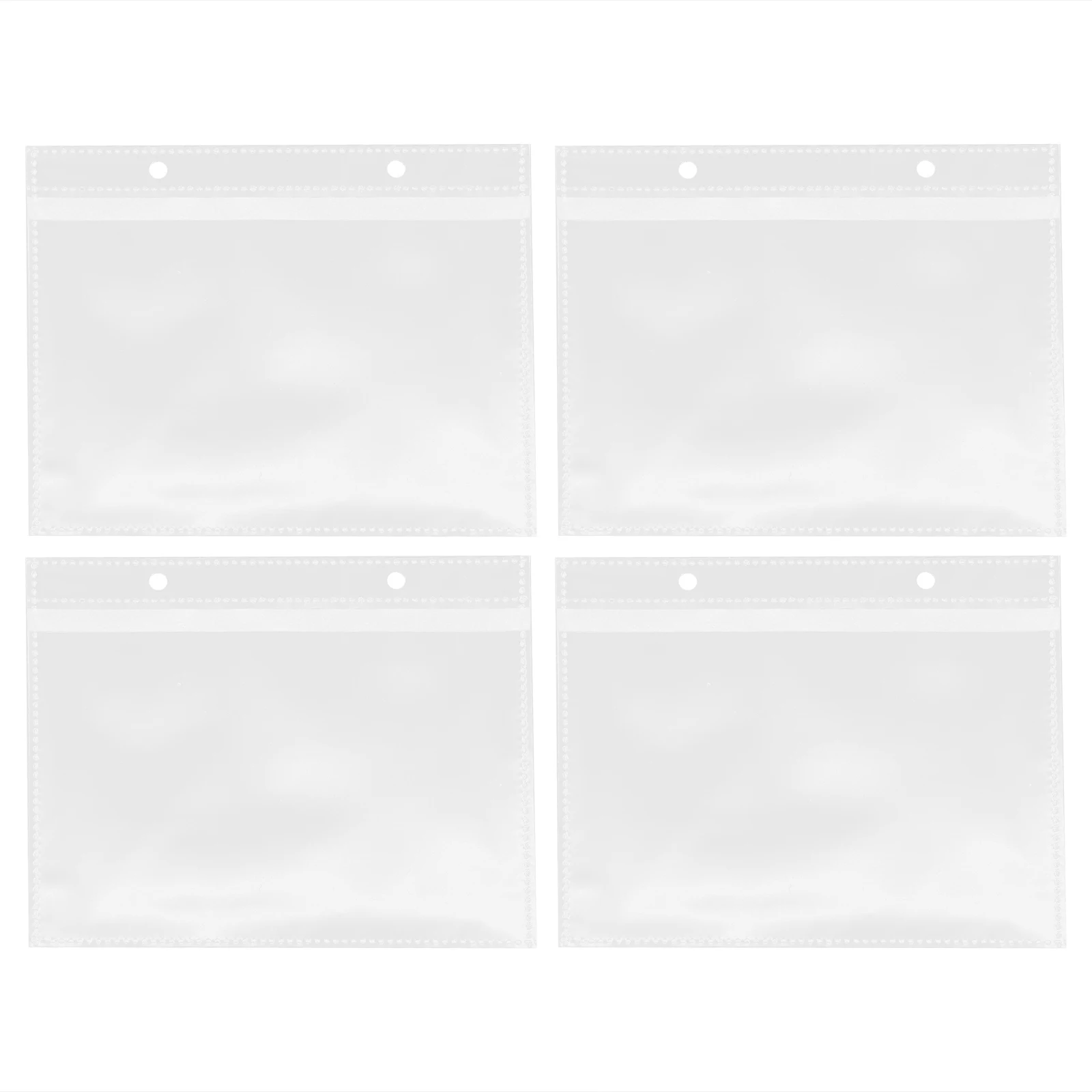 

20pcs Photo Album Inner Pages 6 Inch Clear Reusable Plastic Sheets For Recipes Photos Postcards Scrapbook Refillable Pockets