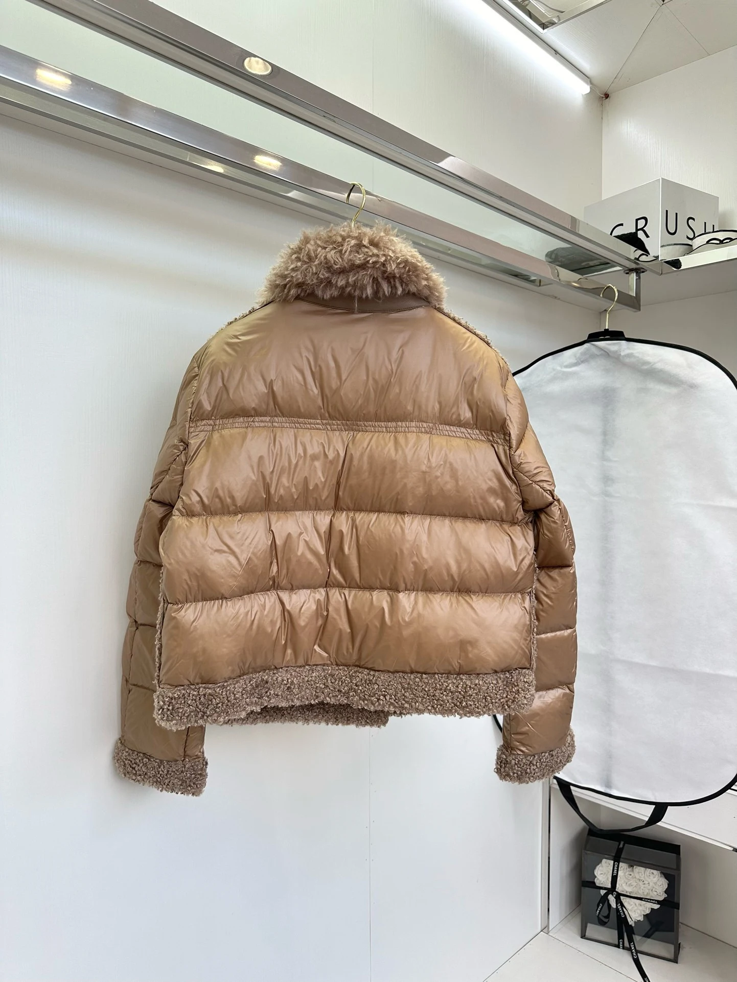 EVACANDIS Runway Designer 95% White Duck Down Women New Coat High Quality Fur Chic Windproof Warm Winter Thick Solid Outwear