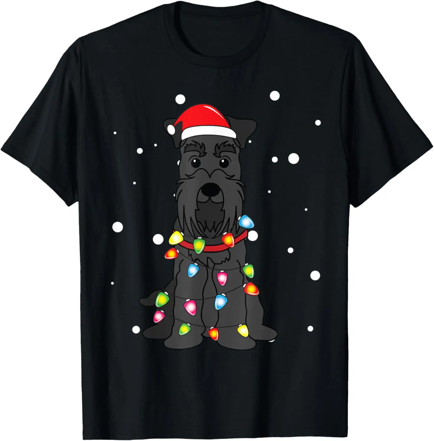 Giant Schnauzer Christmas Mom Dad Dog Gift T-Shirt