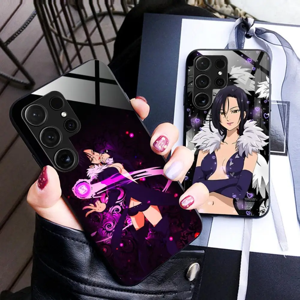 Seven Deadly Sins Merlin Phone Case for Samsung Galaxy S26 S25 S24 S23 S22 S21 S20 Note20 Plus FE Ultra Glass Protective Cover - view 2