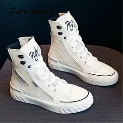 2023 Mulheres Malha Sneakers Lace-Up Canvas Sneakers Mulheres Sapatos de Plataforma Verão Respirável Casual Mulheres Esporte Mulher Designer Shoes