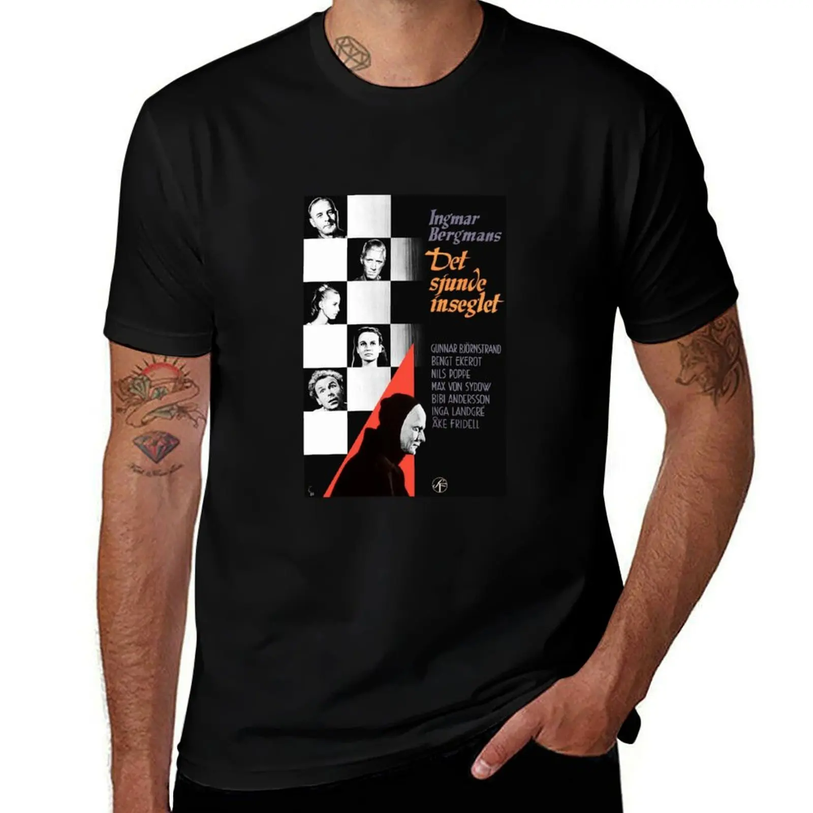 

The Seventh Seal Bergman T-Shirt t shirts for man cotton man t shirts cotton T-Shirt