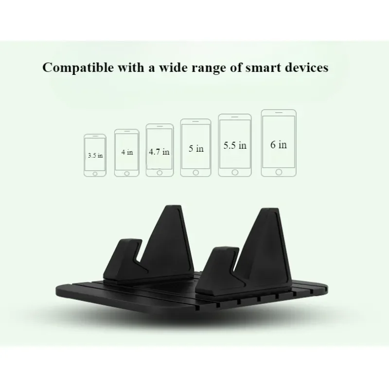 1pc Silicone Car Phone Holder Cell Phone Car Holder Tablet Silicone Lazy Holder Mini  Car Accessories Interior