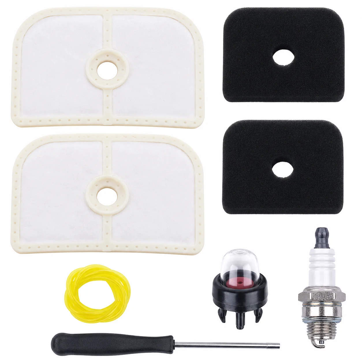 Air Filter Tune Up Kit Spark Plug Primer Bulb Fuel Line For Husqvarna 525L 525LS 525LST 525RJD 525RS Trimmer 576401601 577851501