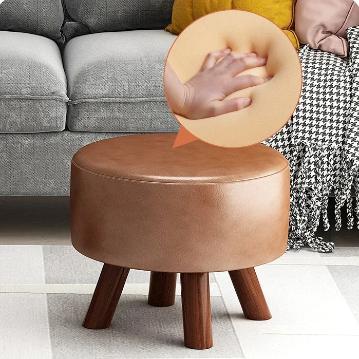 

Nordic Makeup Design Stool Bench Light Luxury Dresser Sofa Low Stool Doorway Shoes Stool Makeup Chair Bedroom Living Room