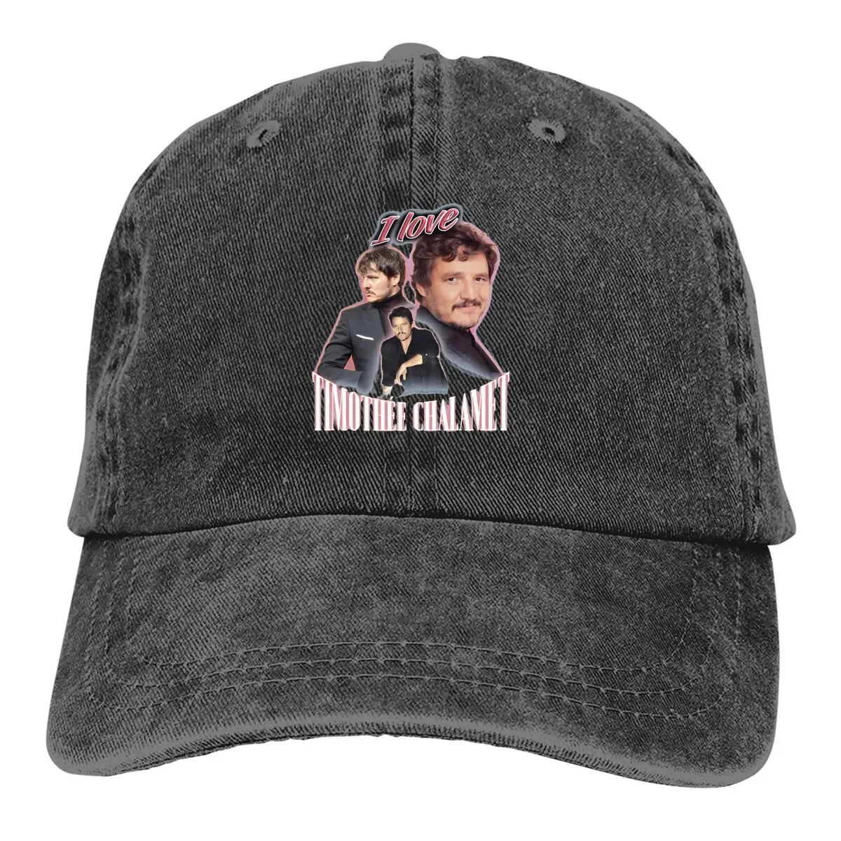 I Love Timothee Chalamet Baseball Cap Men Hats Women Visor Protection Snapback Pedro Pascal Caps