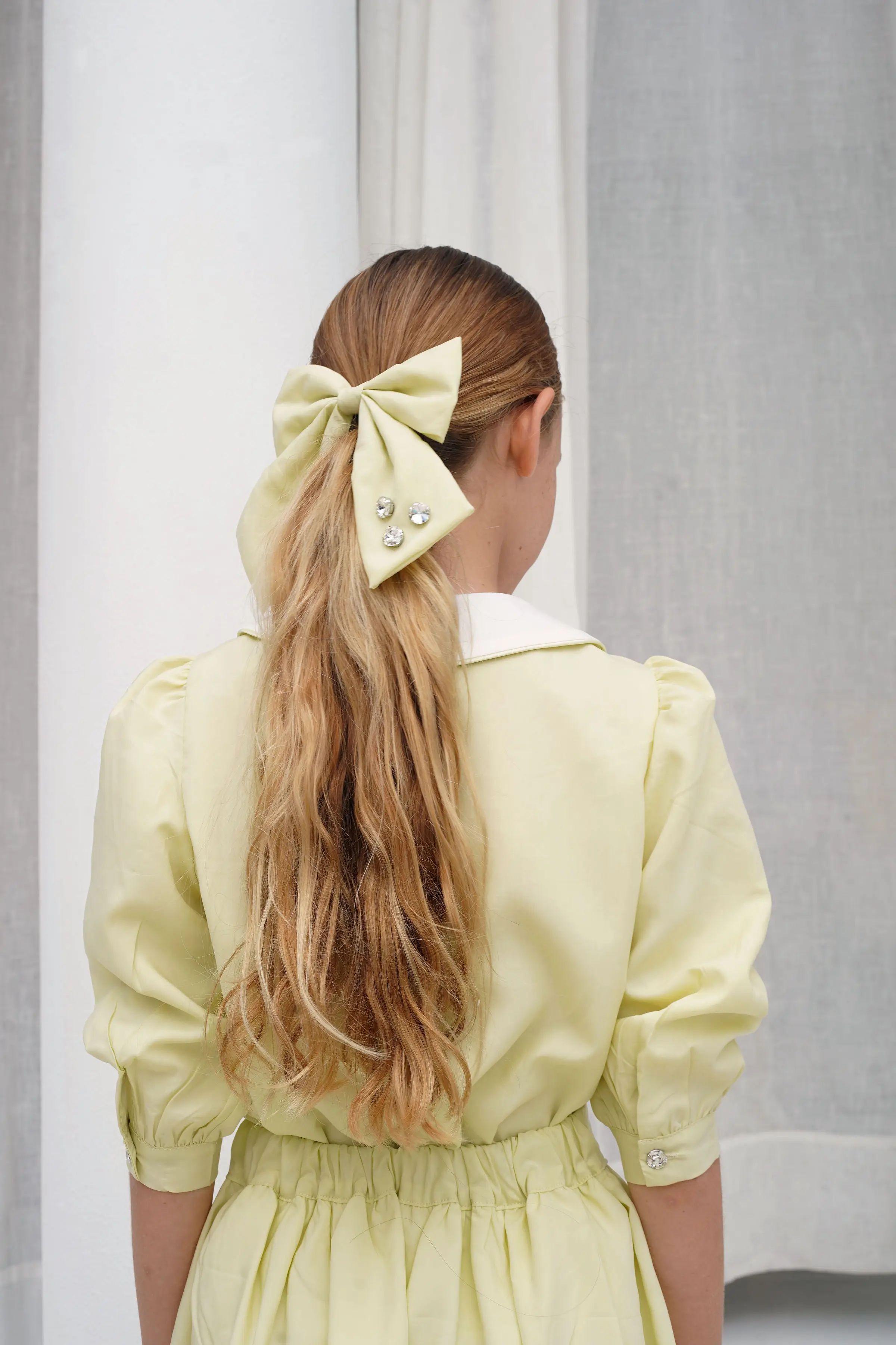 Spring and summer Coordinate stripe Girls Elegant Headband Cute Baby band Scruchy Hair Accessories clip hairband