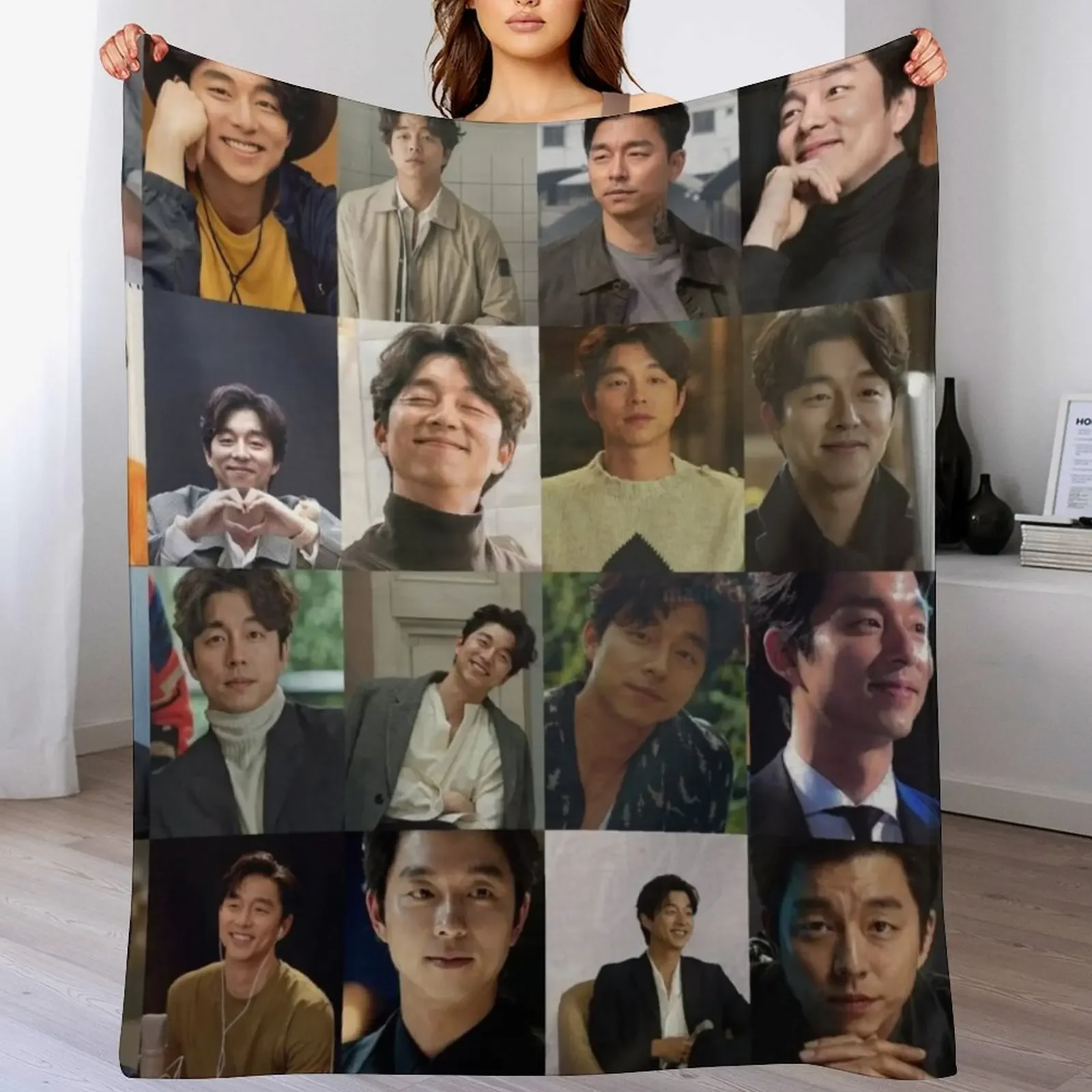 

Gong Yoo Throw Blanket Nap warm winter Sofa Extra Large Throw Blankets