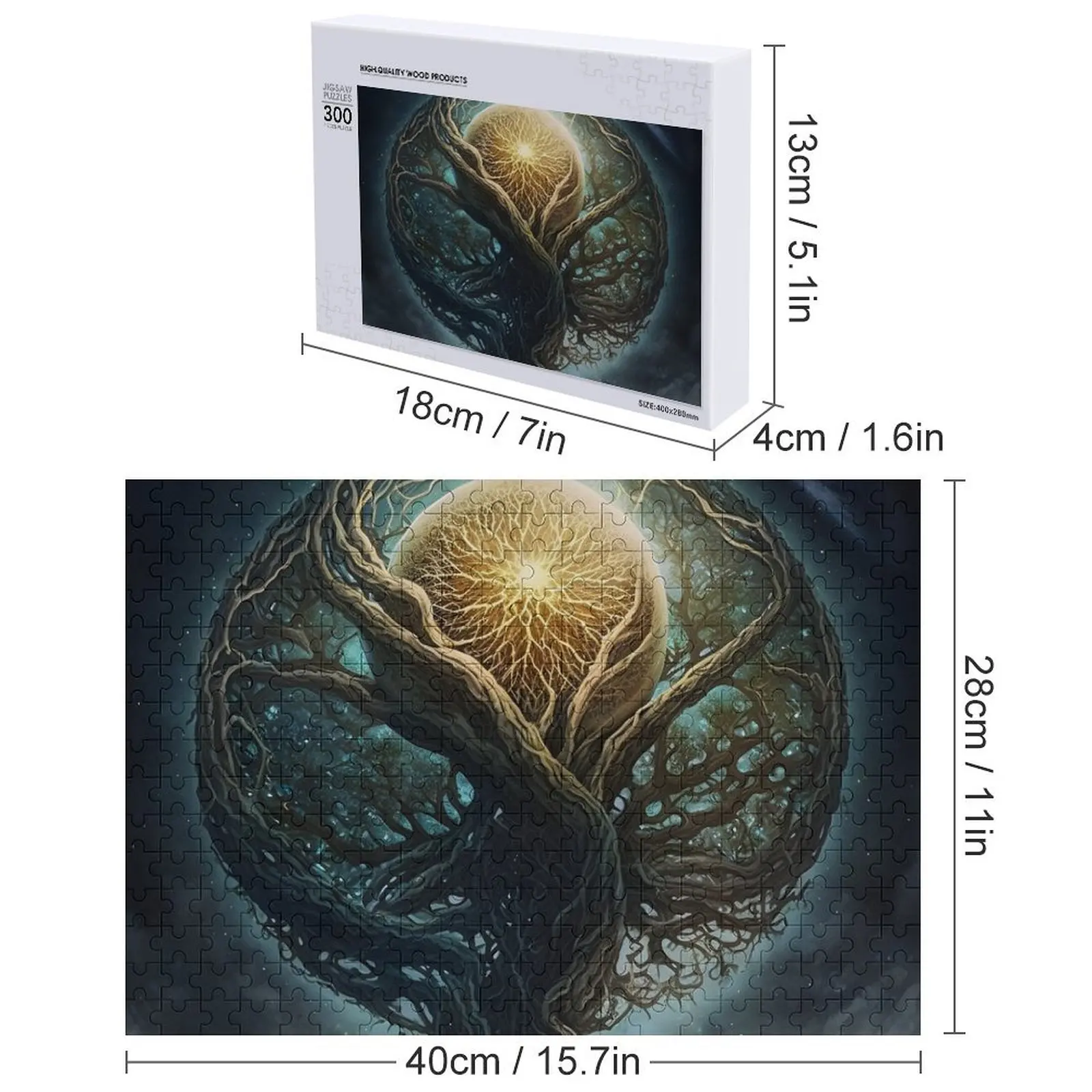 세계 나무의 심장 직소 퍼즐 맞춤 이름 나무 맞춤형 장난감 어린이를 위한 맞춤형 게임 어린이 퍼즐