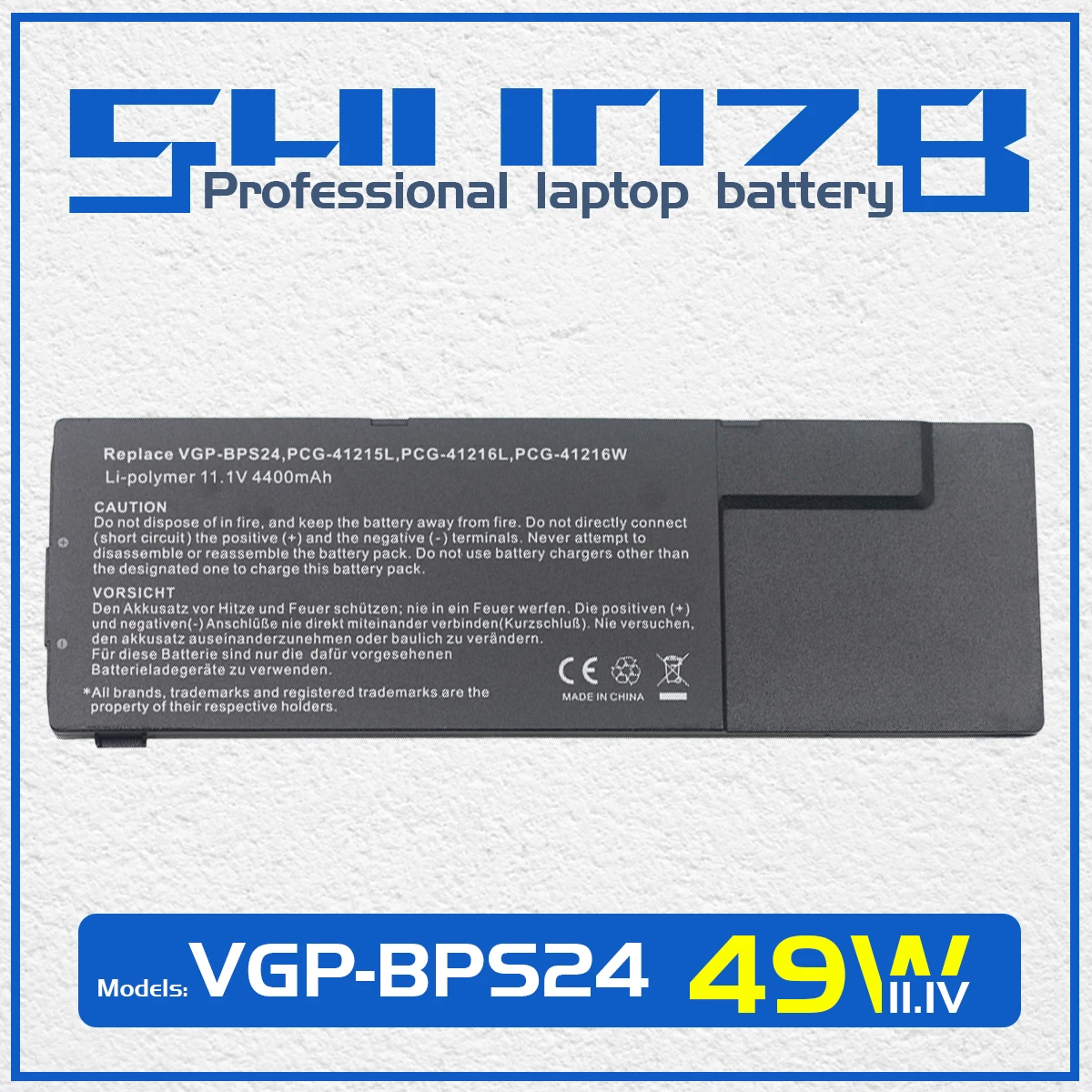 VGP-BPS24 Laptop battery For SONY VAIO SA/SB/SC/SD/SE SVS 13A VPCSA VPCSB VPCSC VPCSD VPCSE VGP-BPL24 BPS24 PCG-4100 pcg-41214v