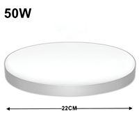 50W Led Ceiling Lamp AC220V110V 85-265V LED Panel Light Kitchen Bedroom Ultra Thin Ceiling Lighting Fixture Home Kitchen Energy