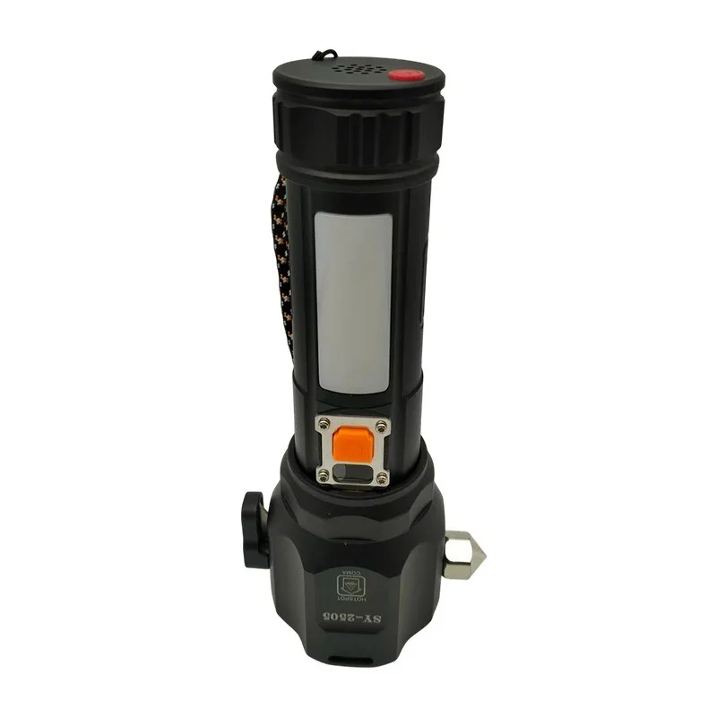 Strong Light Flashlight New Portable Long Battery Life Outdoor Waterproof Multi Function Zoom Flashlight Spot LED Rechargeable