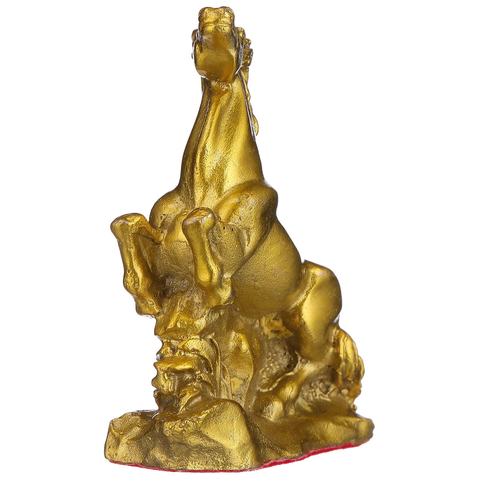 

Brass Horse Statue s Animal Ornaments Desk Decor Sculpture Decorative Running Statues