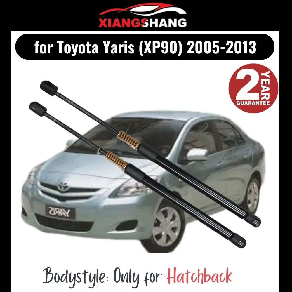 

2pcs Rear Tailgate Damper for Toyota Yaris (XP90) Hatchback 2005-2013 Tailgate WITH SPRING Trunk Boot Gas Charged Gas Struts