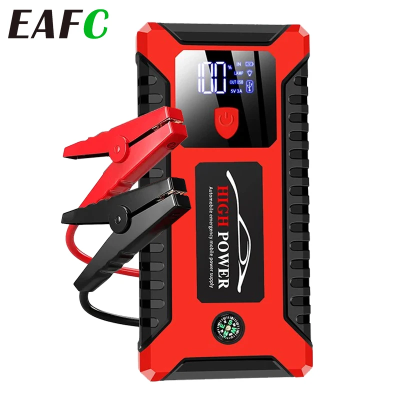 Car Jump Starter Portable Car Charger Booster  Power Bank 12V Starting Device Auto Emergency Start-up Lighting Battery Starter