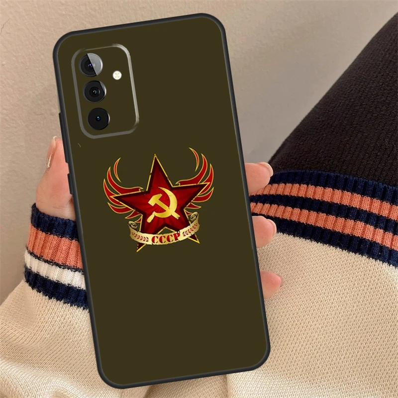 CCCP Soviet Union Russia Case For Samsung Galaxy A54 A34 A24 A14 A12 A22 A32 A52 A51 A71 A13 A23 A33 A53 A73 Cover