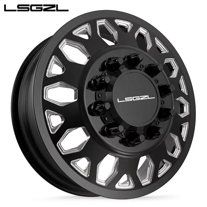 High-end customized deep concave forged alloy wheel hub, multi-inch single-piece sport rims, 5×3 PCD, gold polished finish