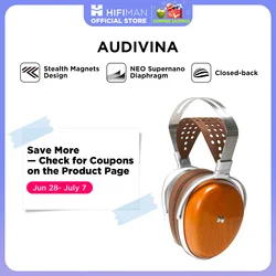 HIFIMAN AUDIVINA Closed Back Planar Over-ear Studio Headphone