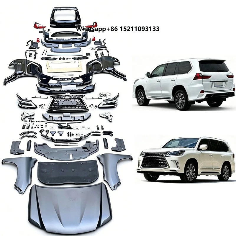 Facelift Conversion 1:1 PP Body Kit Convert 2008-2015 LX570 to 2021 OEM Style Surround
