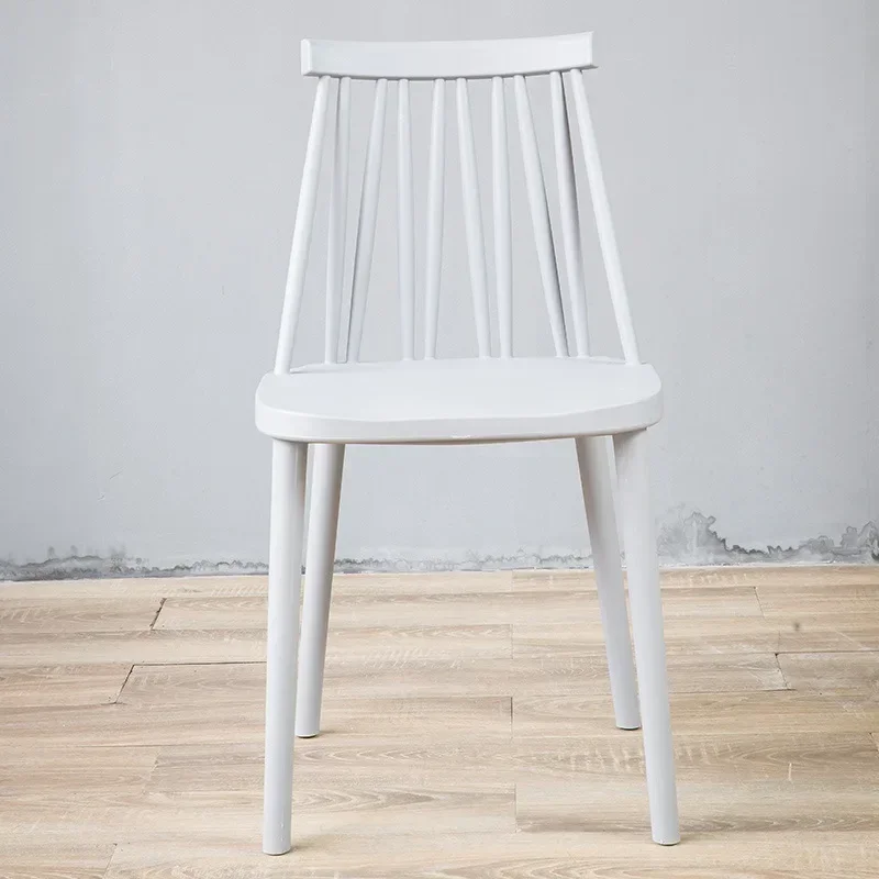 Nordic chair modern minimalist lazy plastic back stool leisure table and chair dining chair coffee chair milk tea chair