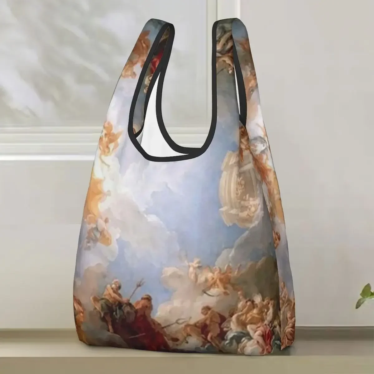 Early Renaissance A Shopping Bag Portable Tote Bags Reusable Shoulder Shopper Bag Groceries Handbag