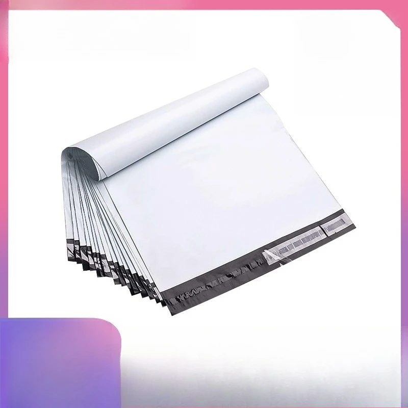White Green Waterproof Courier Mailing Bag Thick Plastic Shipping Pouch E-commerce Express Logistics Self Seal Packing Bags