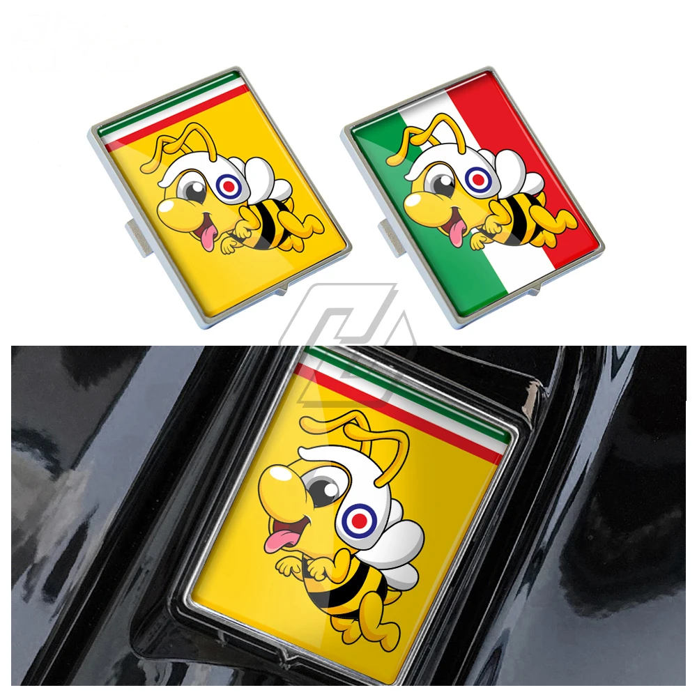 

For Piaggio Vespa Scooter LX LXV Primavera Sprint GTS Super 50 150 250 300 300ie Front Rectangle Badge Sticker